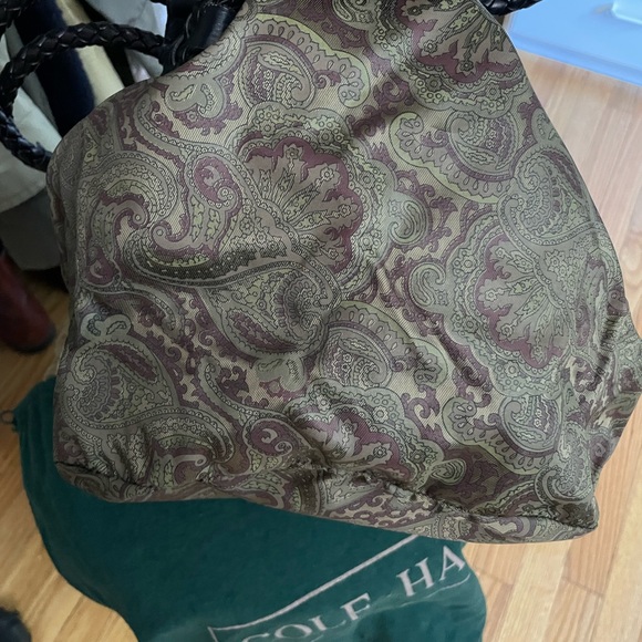 Vintage Cole Haan Weave Backpack - Picture 4 of 10